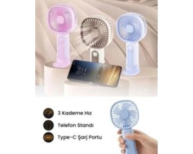 Resim Bolero Mini Fan H137-12A (Sp6388) Karışık Renk 1 Adet 