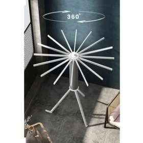 Resim Açılıp Kapanabilen 360 Derece Dönebilen 16 Askı Kollu Ahtapot Çamaşır Kurutmalık 