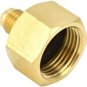 Resim Hangfox Bakır Soğutucu Adaptörü W21'den 1/4sae'ye - R32, R134a Ve Diğerleri İçin Dış Ticari/ev Klimaları, Buzdolapları İçin Leakage-ücretsiz Bağlantı 