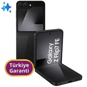 Resim Samsung Z Flip7 FE TR Garanti | 256 GB 8 GB Siyah 
