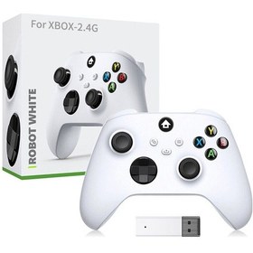 Resim Konsol Plus Xbox 9. Nesil Kablosuz Oyun Kolu PC / Android / iOS Uyumlu Beyaz 