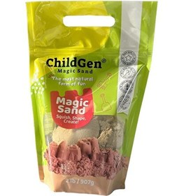 Resim ChildGen Doğal Kinetik Kum Refill Paket 907 GR - Natural 