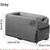 Resim Taşınabilir Köpek Kedi Araba Koltuğu Seyahat Yoldaşlık Güvenlik 1 Adet 