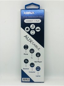 Resim threed Sunıx Ac-02 Metal Uc Aux Kablo 