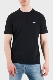 Resim Boss% 100 Pamuk Regular Fit Bisiklet Yaka T Shirt Erkek T SHİRT 50575207 402 