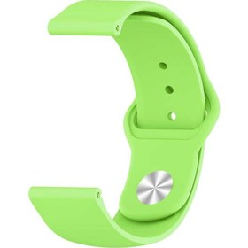 Resim Ekılıf - Huawei Watch Gt3 42mm Uyumlu - Kordon Silikon Kordon Krd-11 - Yeşil 