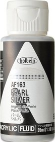 Resim Akrilik Mürekkep 35ml Seri D - AF163 Pearl Silver 