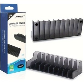 Resim Elmpaly 2'li Set Ps4 & Ps5 Oyun Kutusu - Dayanıklı Abs, Ldsın Tasarım, Siyah Siyah 