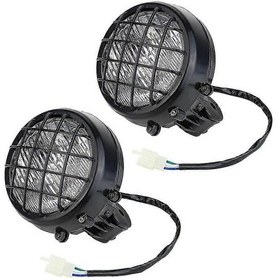 Resim Adet Banshee 987-2006 Far Lens Ampul Lamba Izgarası Warrior Far Montajı Lens Ampuller Li 