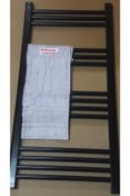 Resim Eurasia Havlupan Towel Radiator 500x1100 15 Borulu Siyah Havlupan 