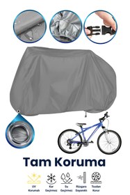 Resim dokaca Kilit Uyumlu Bisiklet Koruma Örtüsü, Bisiklet Brandası, Toz Geçirmez, Su Geçirmez 