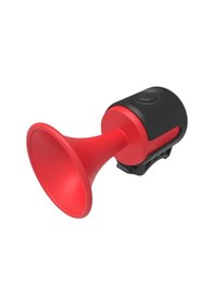 Resim Forte Gt 2121 Yüksek Sesli Elektronik 120 Db Su Gerçirmez Pilli Bisiklet Kornası Kırmızı 