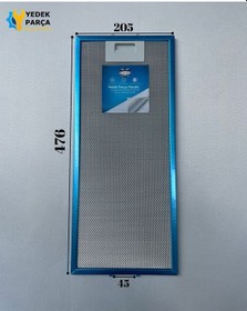 Resim En 20,5 Boy 47,5 Cm - 13 Aspiratör Filtresi Takımı 