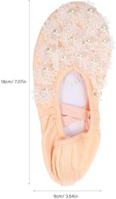 Resim BESPORTBLE Kızlar Için 1 Çift Yumuşak Tabanlı Dans Ayakkabısı Bale Ayakkabısı Küçük Bale Ayakkabısı Çocuklar Için Rahat Yoga Ayakkabısı 