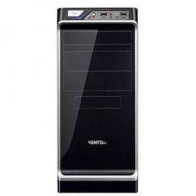 Resim Vento TA-KB1 400W Mid Tower Bilgisayar Kasası Siyah-Gümüş 