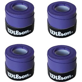 Resim Wilson Comfort Bowl O'Grips 4 Adet Grip Tenis Raketi Gribi Mor 