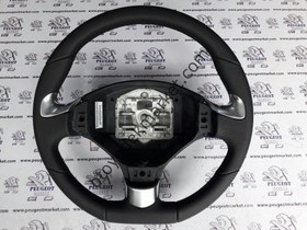 Resim PEUGEOT 308-3008 SPOR KROMAJLI DERİ DİREKSİYON SİMİDİ (ORJİNAL) 
