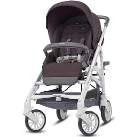 Resim Inglesina Trilogy Tek El Tek Hamle ile Katlanıp Açılan Çift Yön Bebek Arabası - Marron Glace 