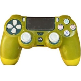 Resim Playstation 4 Ps4 Dualshock Joystick Desenli Tasarım Silikon Kılıf Açıksarı 