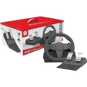 Resim moontime alaçatı GT10 270° Oyun Direksiyonu Seti, PS4, Xbox, Switch ve PC uyumlu 