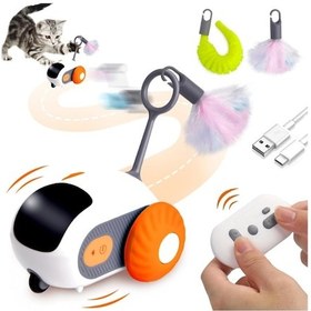 Resim Büro Ev Evcil Hayvanı Kedi İçin Uzaktan Kumandalı Robot Oyuncak 