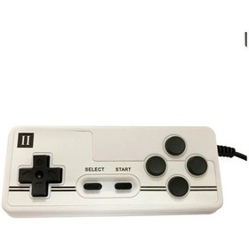 Resim Beyaz Video Oyun Konsolları Usb Mikro Adaptör Oyun Konsolu Denetleyici Gamepad 