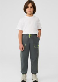 Resim Erkek Çocuk Antrasit Eşofman Altı - ANT / 8A 