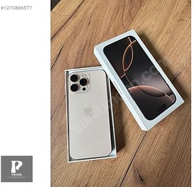 Resim Apple iPhone 16 Pro Max İkinci El YD | 256 GB | Çöl Titanyum 