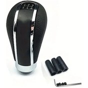 Resim Lumaworld 5 Vites Universal Pupu Pu Deri Vites Topuzu Siyah Manuel Transmisyon M8 M10 M12 