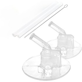 Resim 2 Paket Silikon İzoleli Bardak Pipet, F401 ve F410 12oz Termoslar ile Uyumlu, BPA'sız, Gıda Sınıfı, Noel, Ulusal Büyükler Günü, Aziz Nikolas, Muharrem / İslam Yeni Yılı, Ulusal Havacılık Günü temaslı 