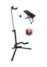 Resim Gitar Sehpası.Standı 3 Ayak + Gitar Ayak Sehpası 