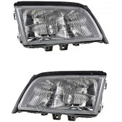 Resim Mercedes W202 Sag Sol Komple Far Lambasi Takimi 1993 1997 Arasi 554692541 