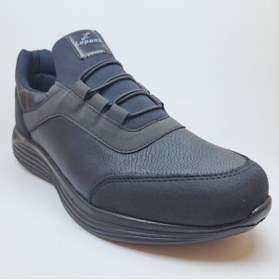 Resim Lepons Erkek Siyah Casual Comfort Spor Ayakkabı 