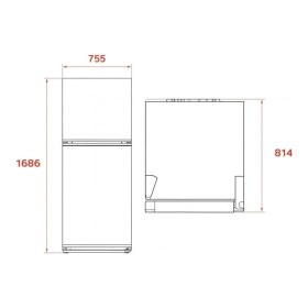 Resim Teka Rtf 54760 Ss Inox Çift Kapılı No Frost Buzdolabı 