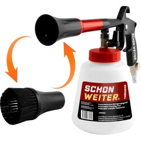 Resim Islak Kuru Tornador Tabancası Yüksek Basınçlı Detay Temizliği Schön Weiter 1 Adet 