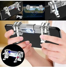 Resim 7x7x5 Telefon Mobil Oyun Tetik Yangın Düğmesi Kolu Shooter Oyun Joystick Gamepad Pubg Yangın Çekim Amaç Anahtar L1r1 Denetleyici 