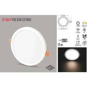 Resim Cata Ct 5647 Plus Slım LED Panel (5'Lİ) 
