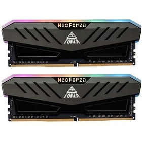 Resim NEOFORZA 16GB (2X 8GB) DDR4 3200MHZ CL16 DUAL KIT RGB PC RAM MARS NMGD480E82-3200DF20 