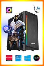 Resim Zeiron RDX05 Intel Core i5 4570 8 GB RAM 256 GB SSD 500 GB HDD RX550 4 GB FreeDOS Masaüstü Oyun Bilgisayarı 