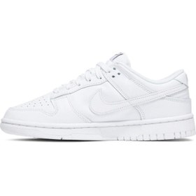 Resim Nike Dunk Low Triple White (w) Kadın Spor Ayakkabı 
