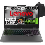 Resim Lenovo Loq 15ARP9 Amd Ryzen 7 7435HS Ddr5 96GB 1tb SSD RTX4050-6GB 300NITS 15.6\ 144Hz Fhd Freedos Taşınabilir Bilgisayar 83JC00CRTRF14 + Zetta Çanta 