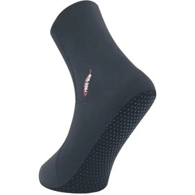 Resim Free-Sub 5mm Siyah Jarse Kaymaz Tabanlı Dalış Çorabı - 2XL 