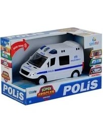 Resim Işıklı Sesli Pilli Polis Ekip Arabası - Mavi Su Dünyası 