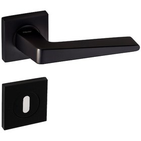 Resim Doğanlar Penta Mat Siyah Rozetli Kapı Kolu Takım-oda Kol Pk001dgn0121 Renkli 