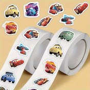 Resim Disney Orijinal! 500 adet Disney Arabalar Su Geçirmez Sticker Rulo - Parlak Karikatür Araba Çıkartmaları Laptoplar, Cep Telefonları, Defterler için - Hayranlar için Mükemmel Doğum Günü ve Sevgililer Günü Hediyesi 