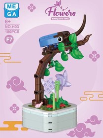 Resim Çiçekler Ve Böcekler Yapı Blokları Xylotrupes Dıchotomus 