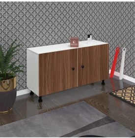 Resim Kenzlife Ayakkabılık Yemeni3 Cvzbyz 53 120 32 Kapaklı 3 Raflı 18 Çift Ayakkabı Kapasitesi Ahşap 