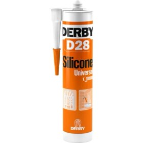 Resim Derby D28 Genel Amaçlı Silikon Siyah - 280 gr 