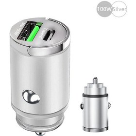 Resim 100w Mini Araç Şarj Cihazı, Çakmak, Araç İçi Telefon Şarj 1 Adet 