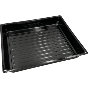Resim Parmis Dikdörtgen Emaye Fırın Tepsisi - 38 × 42 cm - Derinlik 5 cm 